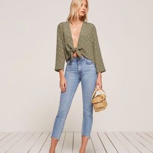 Reformation Casablanca Top Size Small